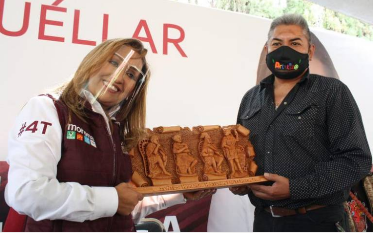 Lorena Cuéllar se compromete a impulsar la creación de Universidad Indígena