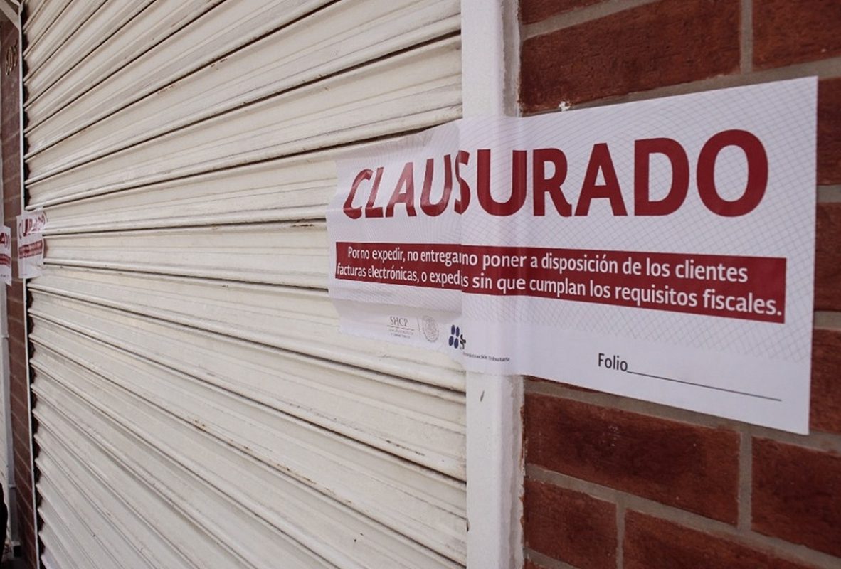 Una clausura tras supervisiones a comercios en Puebla