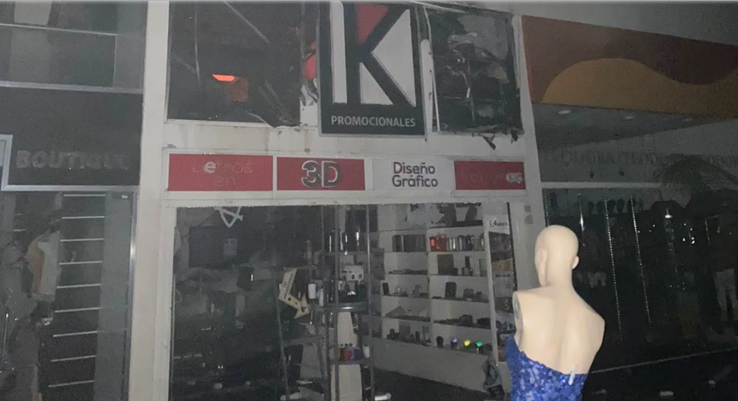 7 locales comerciales consumidos por el fuego en Xalapa