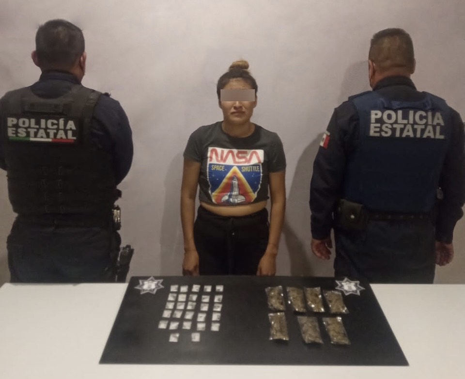 Detiene Policía Estatal a «Marichuy», presunta narcomenudista de Altepexi