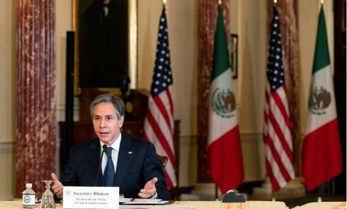 Antony Blinken busca mejorar la relación de seguridad E.E.U.U-México
