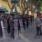 Comerciantes De La Resurrección Se Enfrentan A Autoridades En El Centro Histórico De Puebla