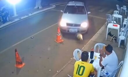 Furia Mortal: Mujer Lanza Auto a su Novio en Ataque Brutal en Bar de Goiás
